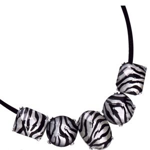 Park Lane Jewelry - Park Lane Zebra Necklace and Pierced Earrings Park Lane Jewelry - Park Lane Zebra Necklace and Pierced Earrings